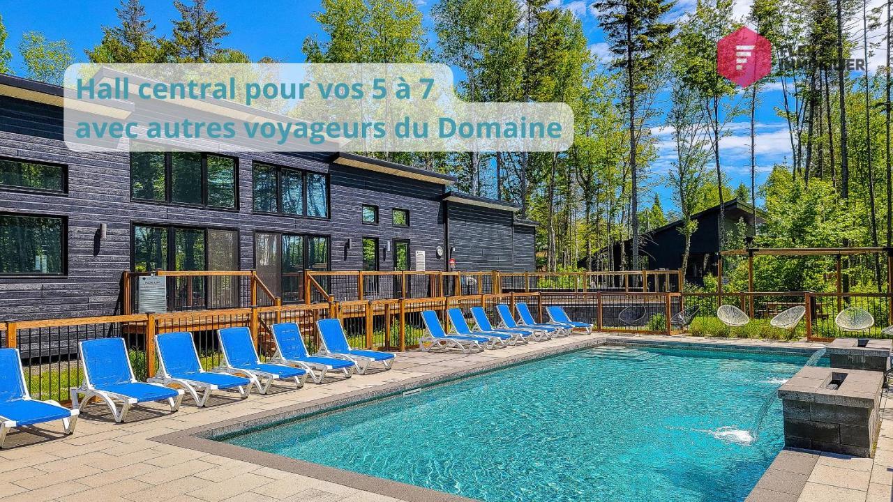 Le Bleu Bourgeois De Portneuf - Natural Elegance - Hot Tub, Sauna And Pool Pont-Rouge Екстериор снимка